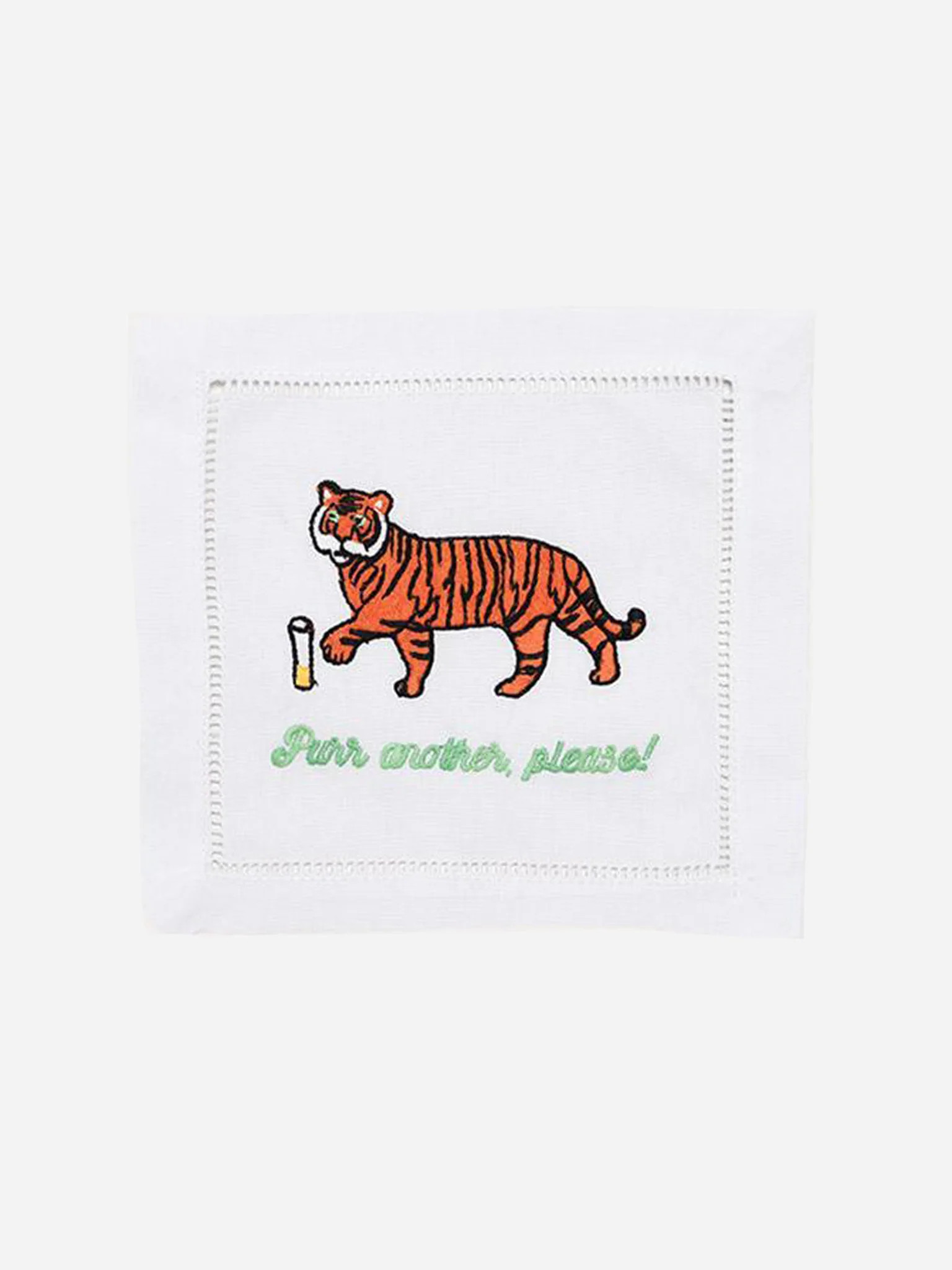 August Morgan Purr Another, Please Cocktail Napkin Set | Saint Bernard