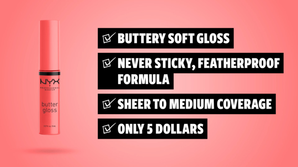 NYX Professional Makeup Butter Gloss, Non-Sticky Lip Gloss, Creme Brulee, 0.27 Oz | Walmart (US)