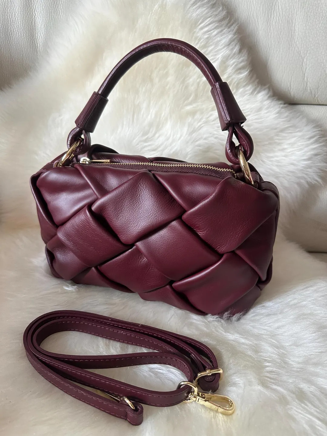 Weaving Bag in Genuine Leather Made in Italy, Shoulder Bag, Bottega Veneta Bag, Genuine Leather B... | Etsy (US)