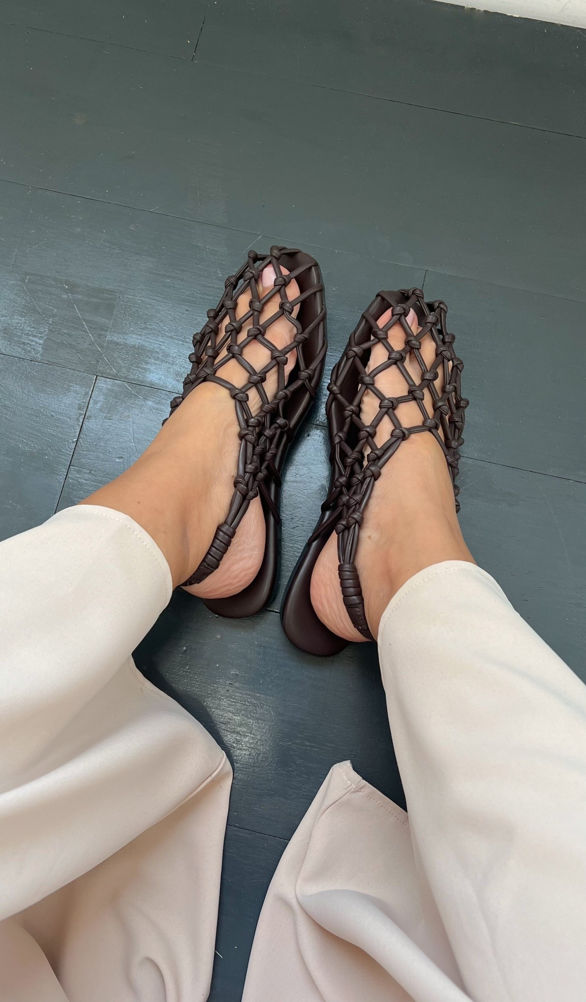 I love these jelly mesh flats! So good and comfy - wearing size 8.5 

#LTKMidsize #LTKootd #LTKSeasonal