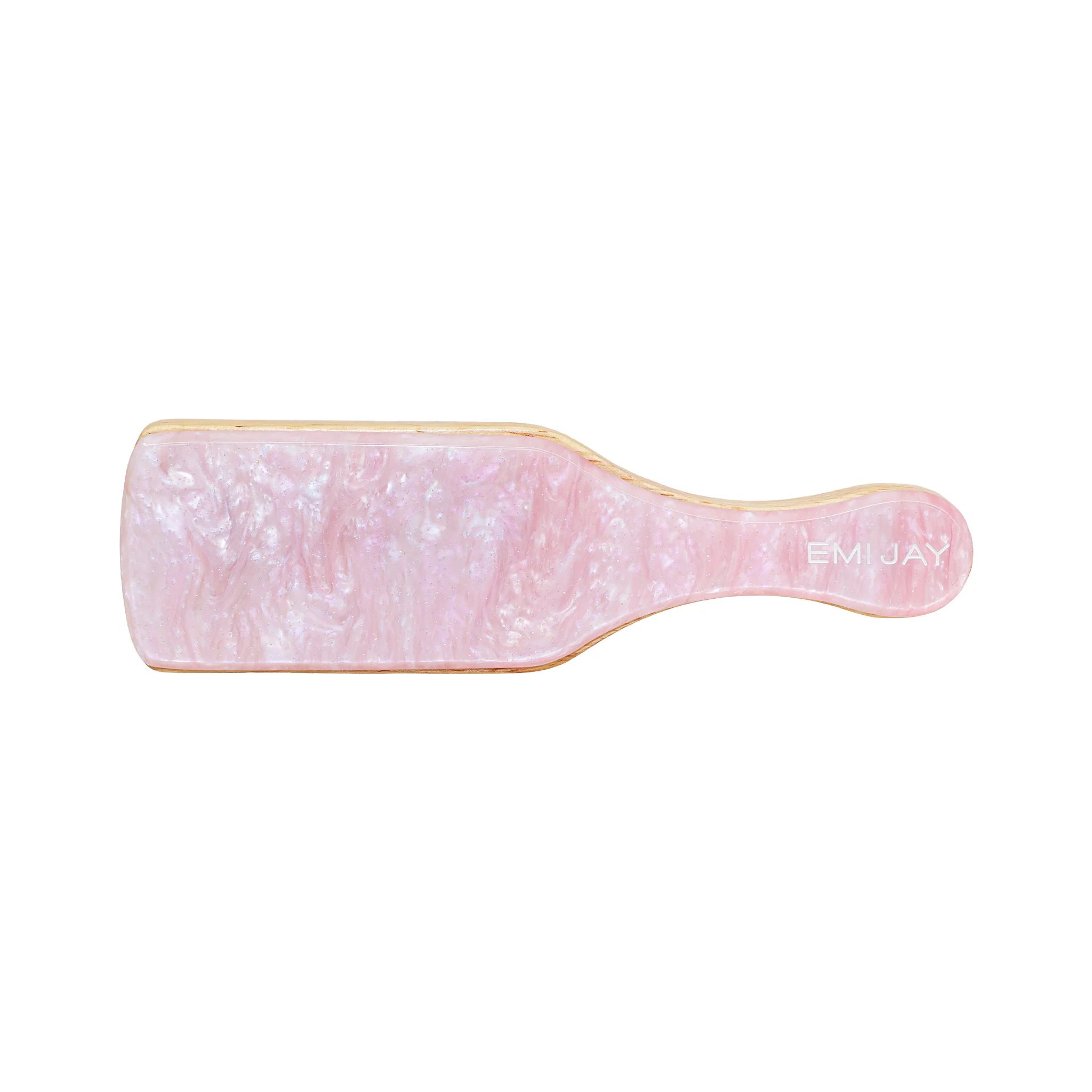 Mini Boar Bristle Brush in Pink Sugar | Emi Jay