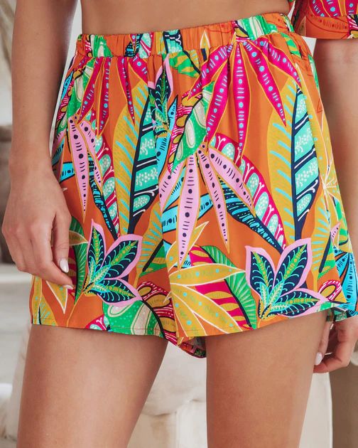 Barbados Girl Printed Shorts | VICI Collection