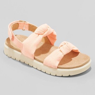 Toddler Girls' Cate Footbed Sandals - Cat & Jack™ | Target