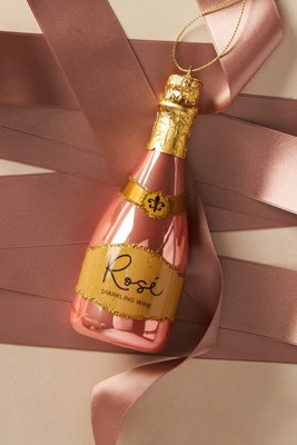 Rose Sparkling Wine Ornament | Anthropologie (US)