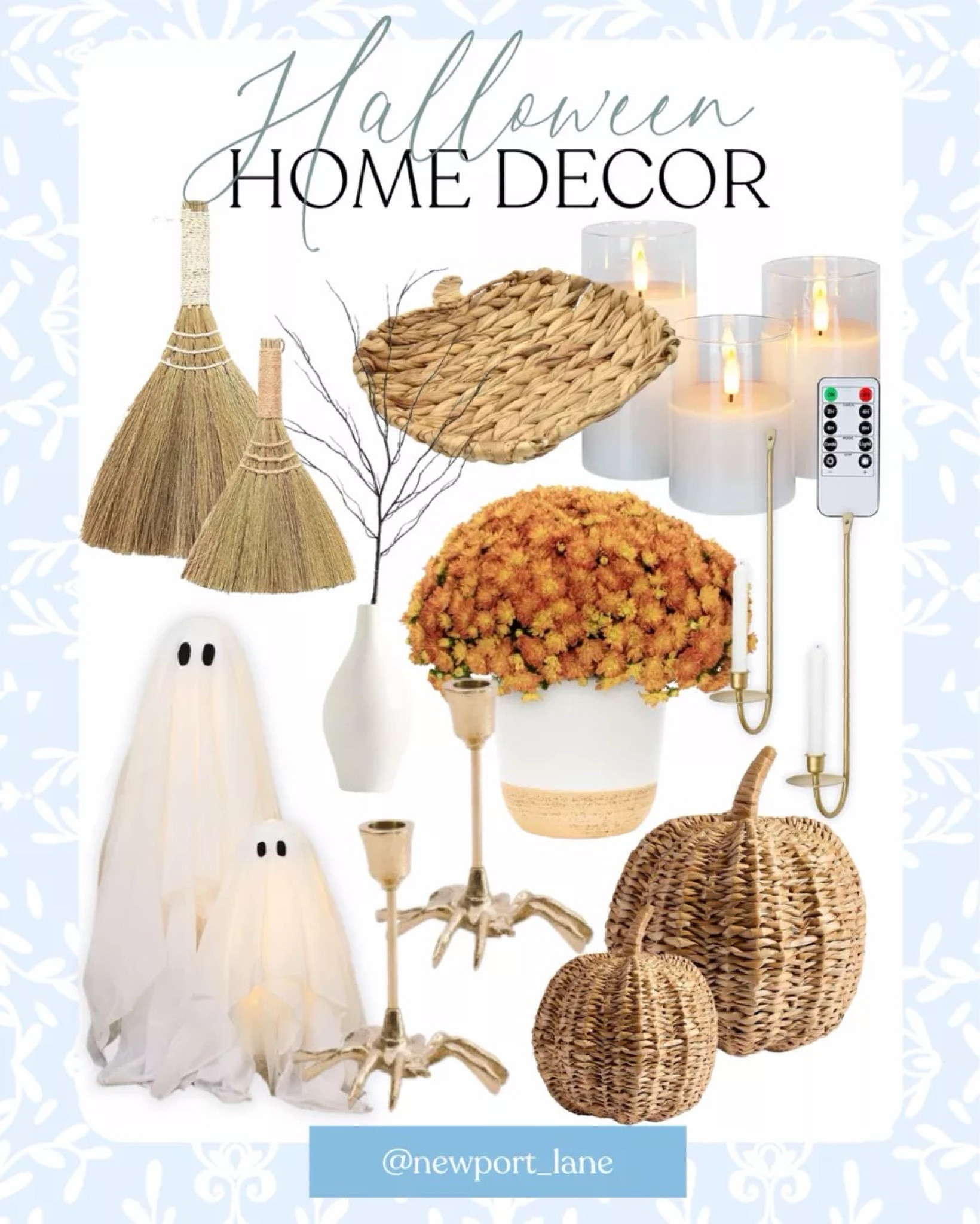 Halloween home decor roundup! Including these wicker pumpkins, light-up ghosts, baskets, brooms, candles, candlesticks, mums and more! 
10/8

#LTKStyleTip #LTKHalloween #LTKFindsUnder100