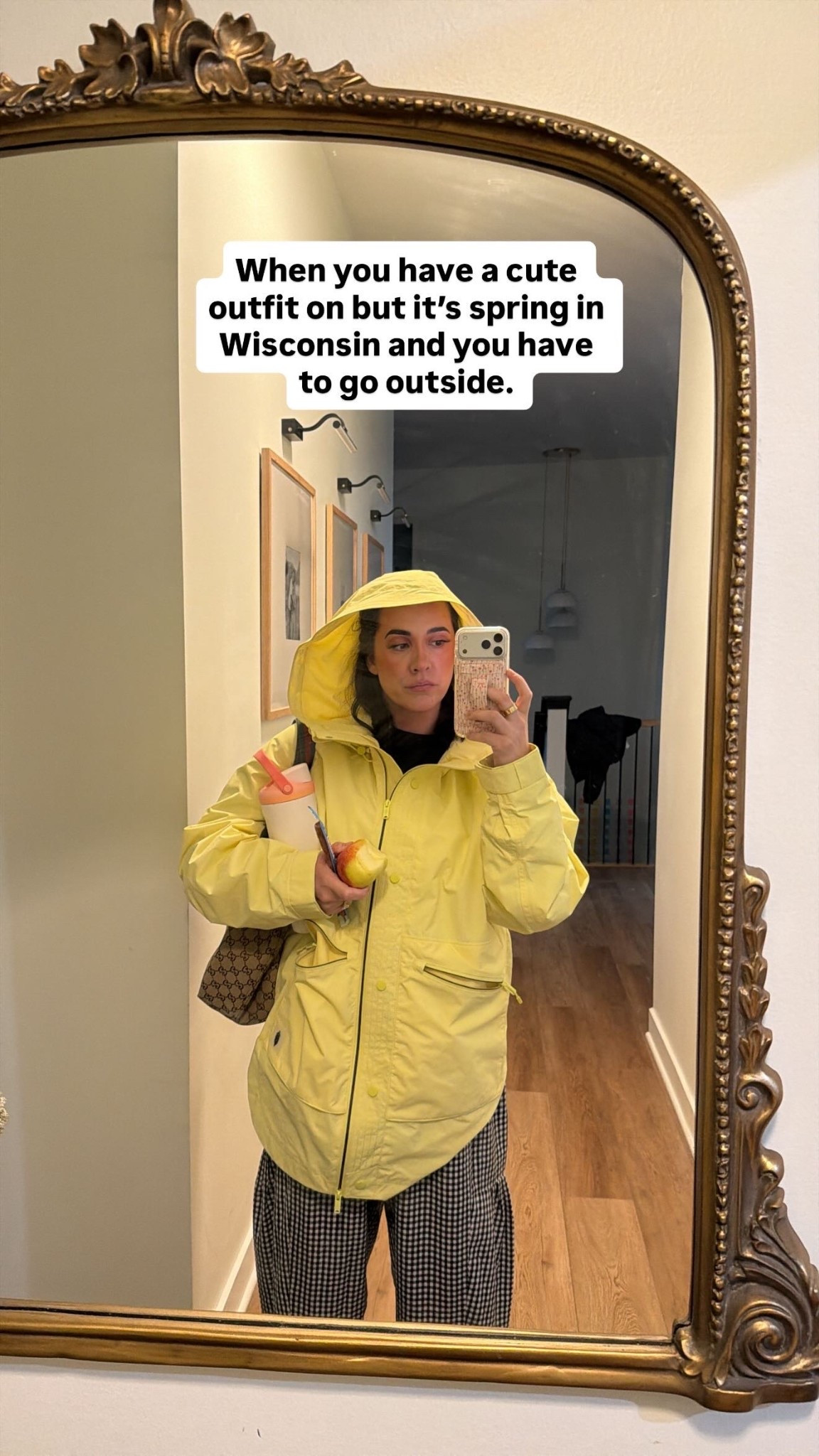 Packable rain jacket I did a size L but wish I did a M! Size down. 

#LTKMidsize #LTKootd #LTKmomlife