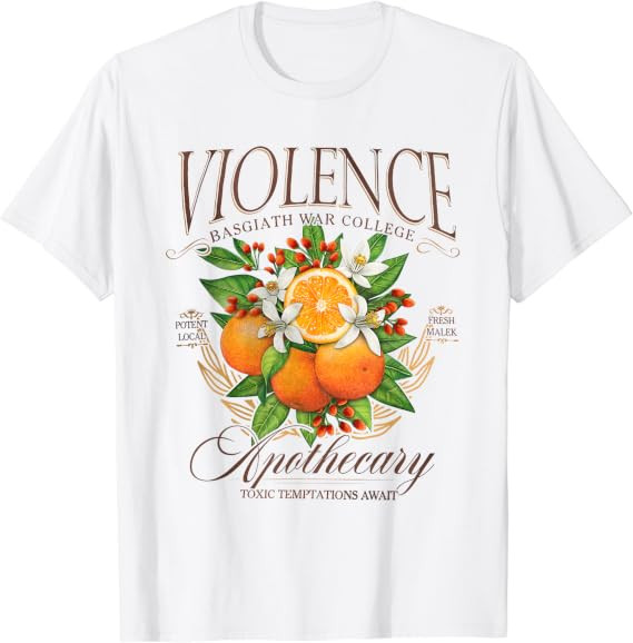 Violet Apothecary Basgiath War College Fourth Wing Bookish T-Shirt | Amazon (US)