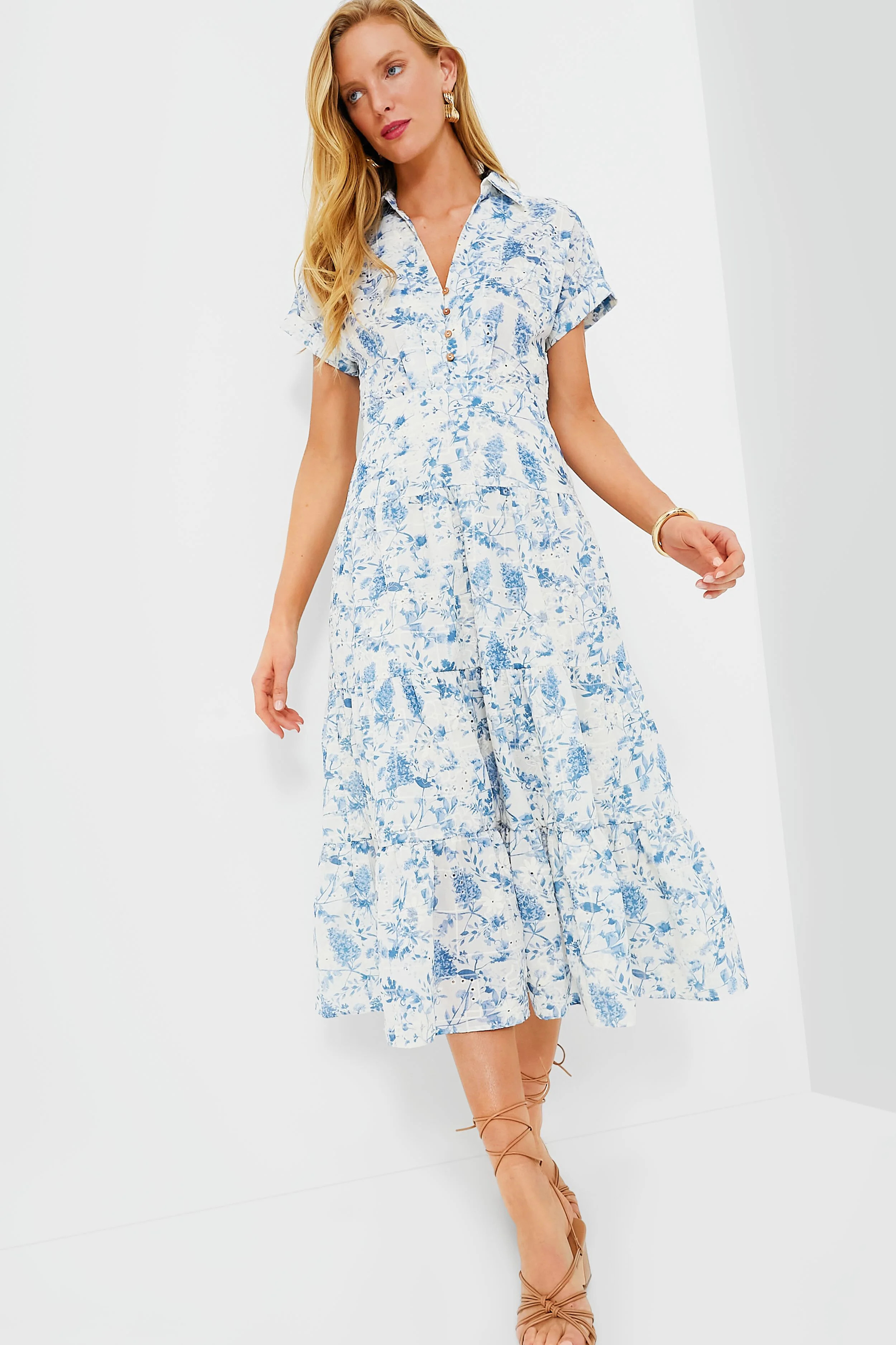 Blue Davina Shirt Dress | Tuckernuck (US)