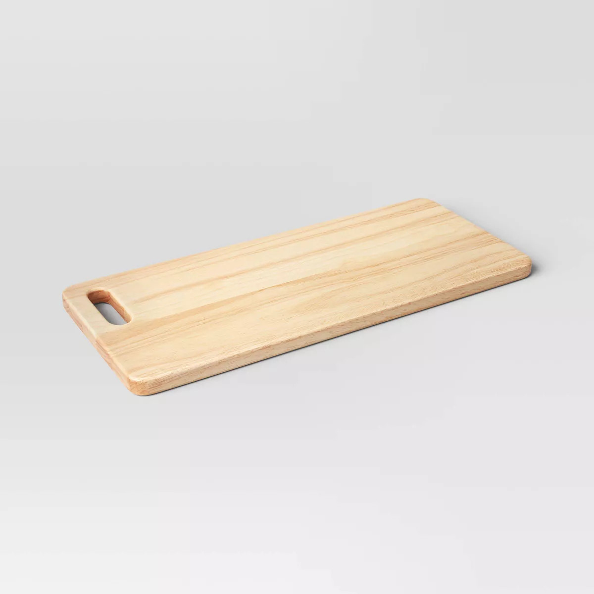 7.01"x15.98" Rubberwood Rectangle Serving Board Brown - Threshold™: Charcuterie & Serving Platt... | Target