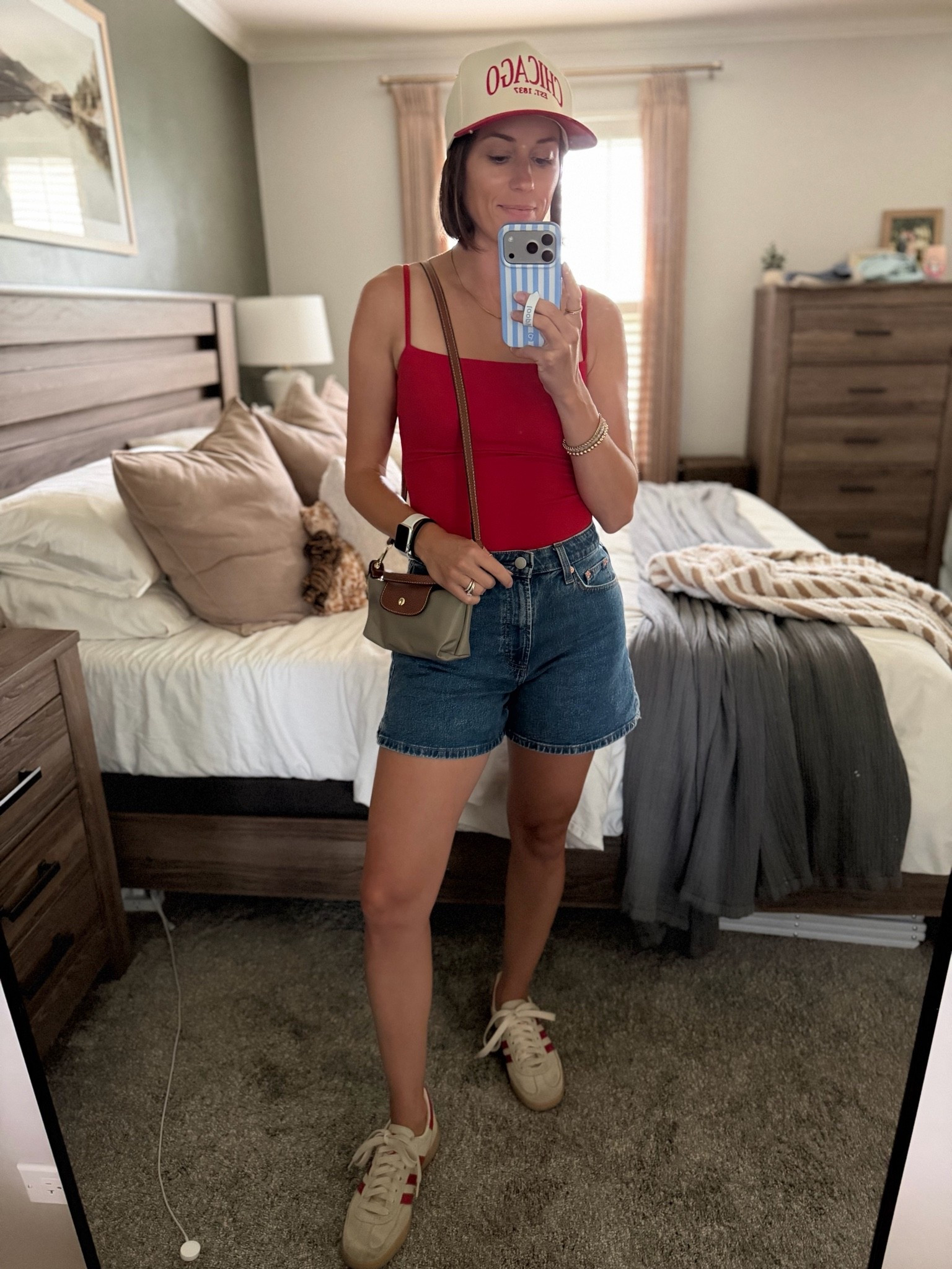 Heading to a Chicago Dogs game tonight (a local minor league team)! Had to rep their colors and it’s going to be a hot one tonight!

#LTKootd #LTKgrwm