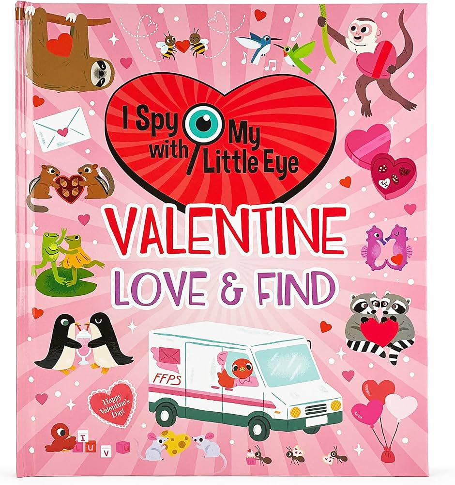 Valentine Love & Find - I Spy With My Little Eye Kids Search, Find, and Seek Activity Book, Ages ... | Amazon (US)