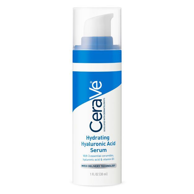 CeraVe Hydrating Hyaluronic Acid Face Serum – 1 fl oz | Target
