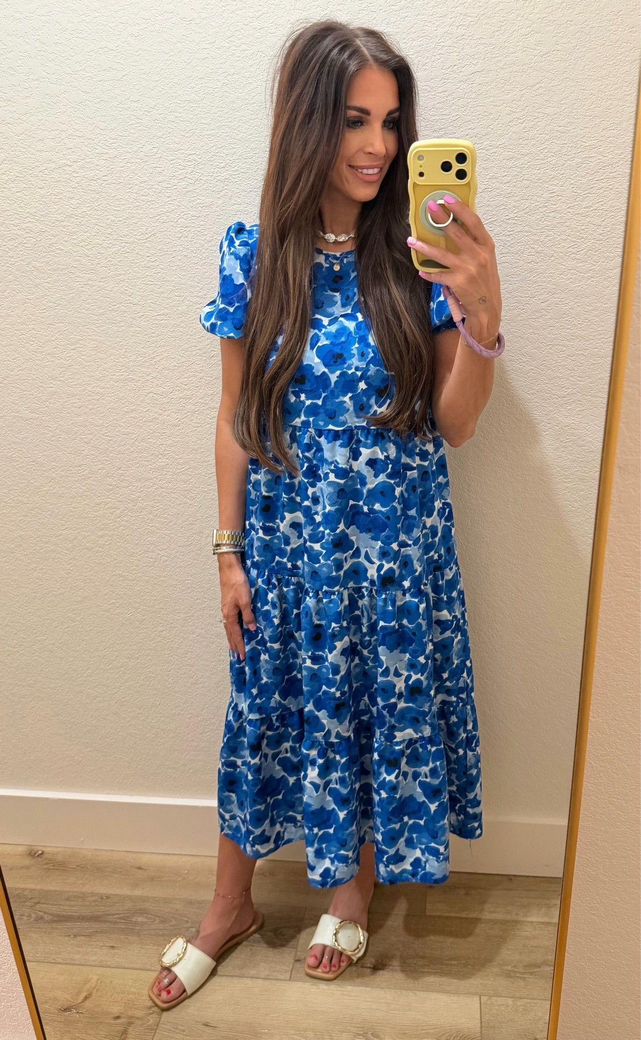 floral dress size SMALL 💙

#LTKootd