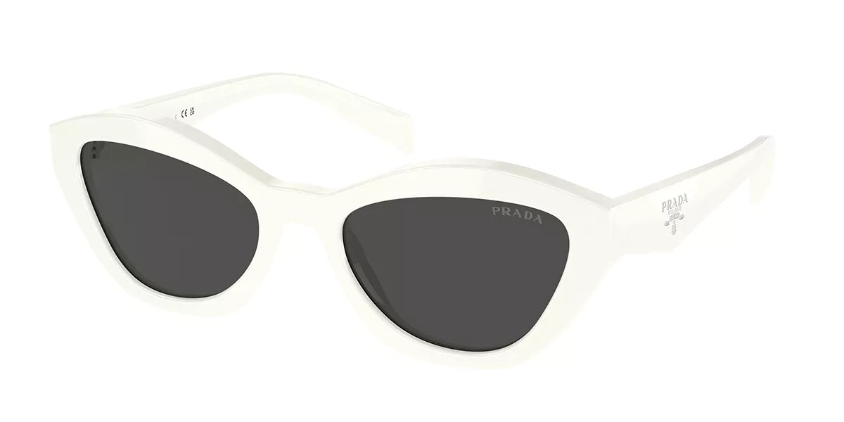 Prada PR A02S 17K08Z Women’s Sunglasses White Size 52 | SmartBuyGlasses Global