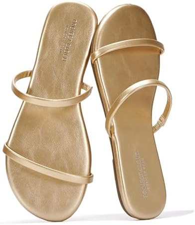 Project Cloud Summer Sandals for Women 2026 - Memory Foam Insole and Eco-Crafted Leather Beach Fl... | Amazon (US)