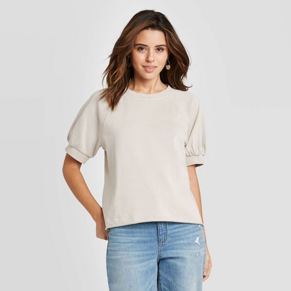 Women's Short Sleeve Sweatshirt - Universal Thread™ | Target