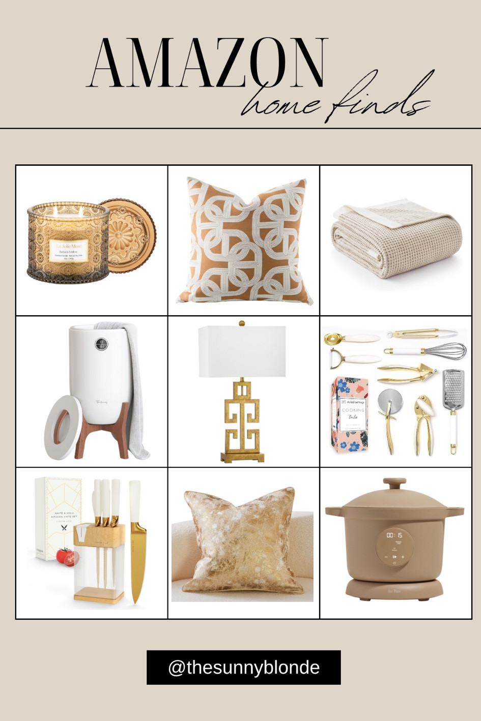 Shop these Amazon home finds during the Amazon Prime Day Deals! Save on these best selling items! 


home finds, clothes warmer, candle, throw pillows, throw blanket, table lamp, knives set, cooking utensils, kitchen finds, our place, Amazon finds, Amazon prime

#LTKHome #LTKSaleAlert #LTKxPrimeDay