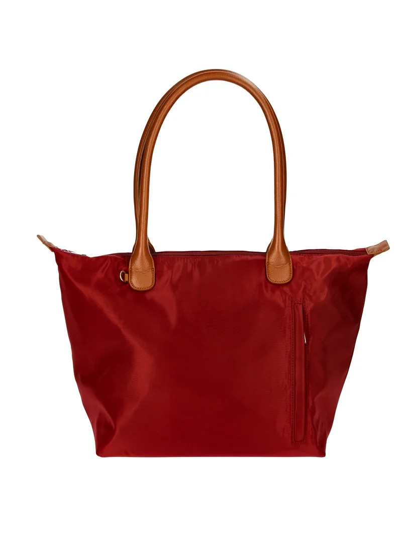 No Boundaries Women's Tote Bag, Sparkling Merlot | Walmart (US)