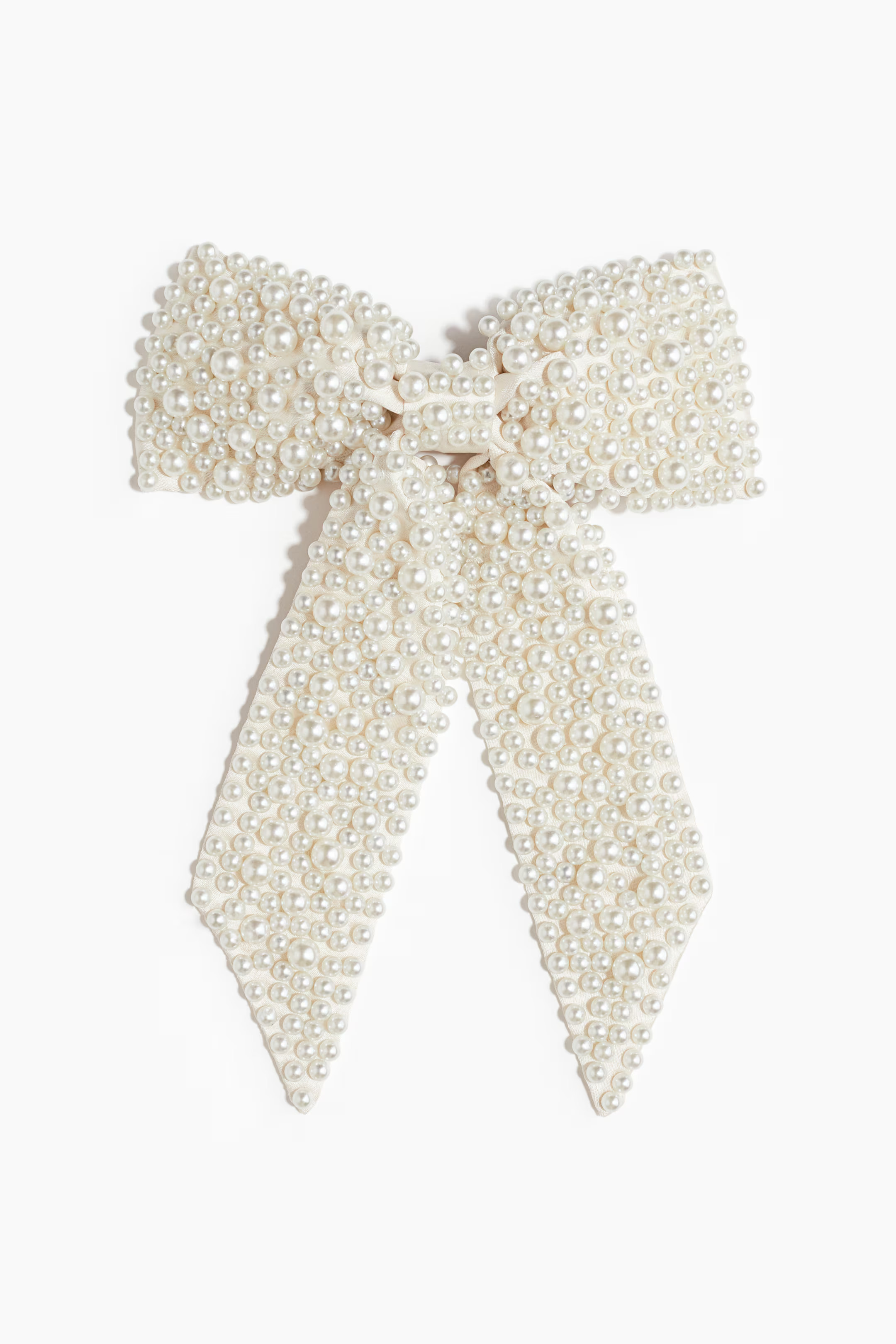 Embellished Satin Bow Hair Clip | H&M (US + CA)