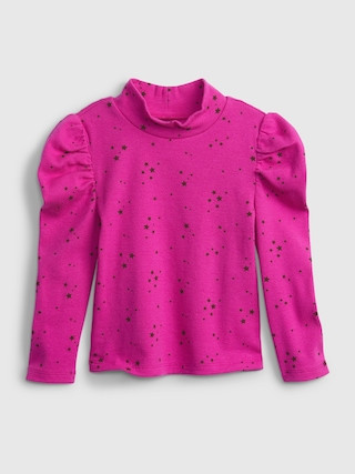 Toddler Puff Sleeve Turtleneck Top | Gap (US)