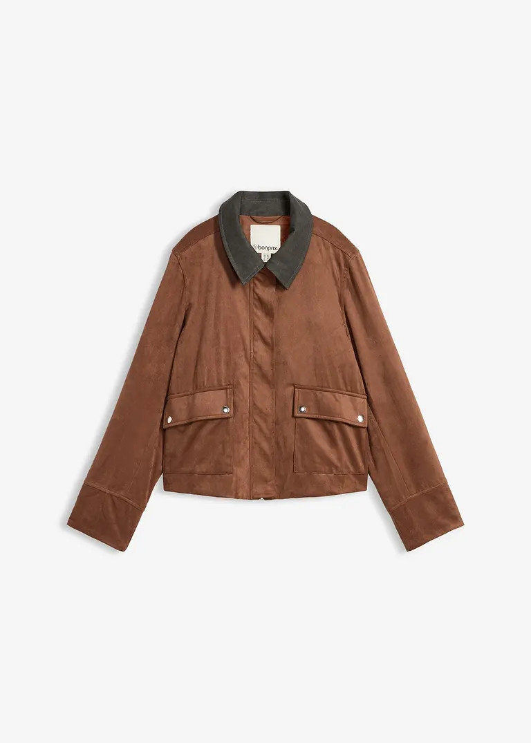 Velourslederimitat-Jacke | Bonprix DE