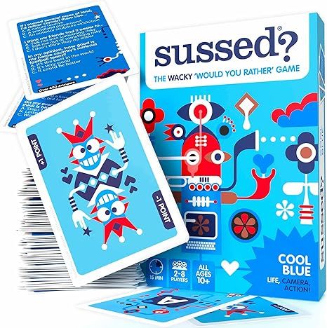 SUSSED The Wacky Would You Rather Card Games | Fun Social Gifts for Teens, Boys, Girls, Families,... | Amazon (US)