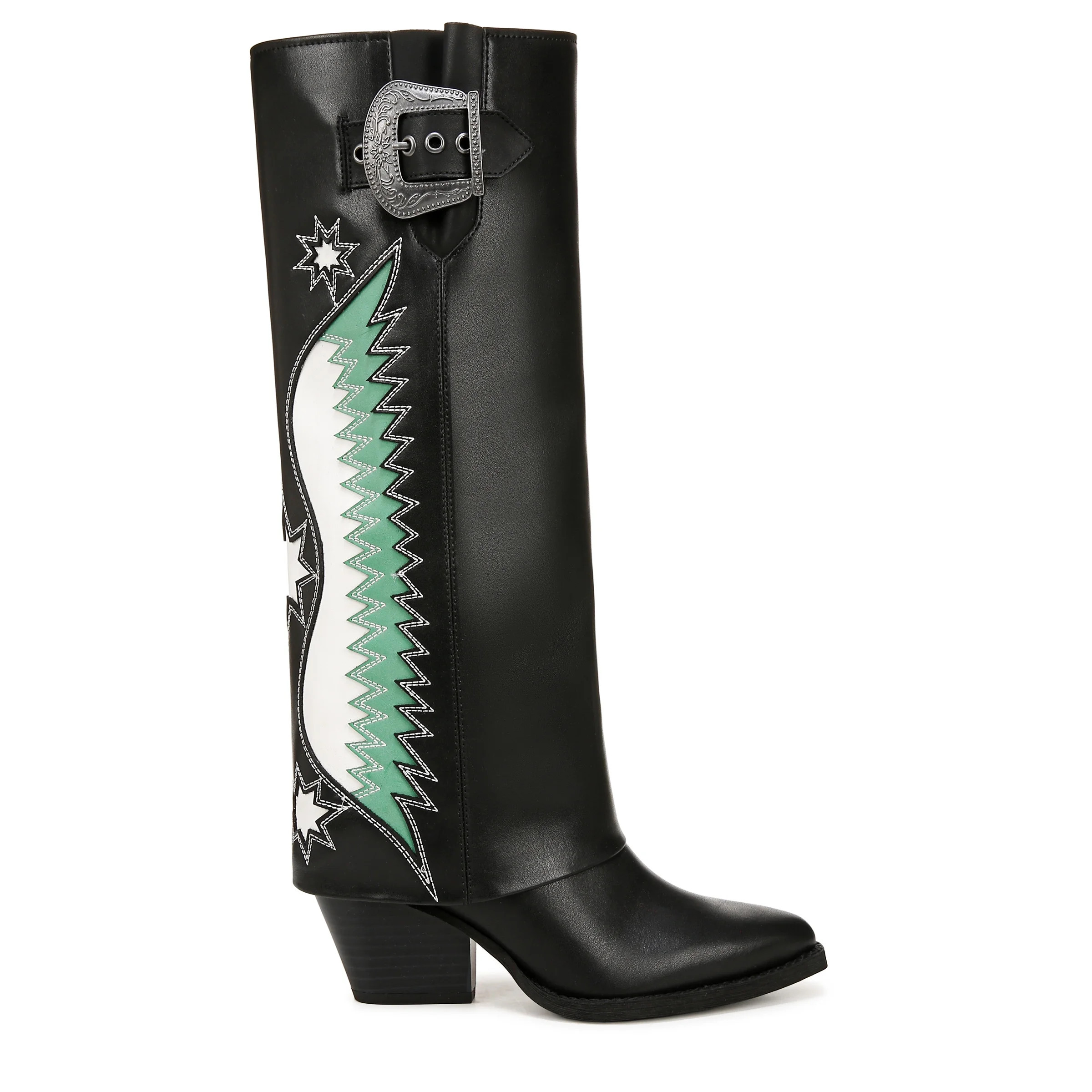 Zodiac Womens Rowena-Wings Zip Tall Western Boots | Walmart (US)
