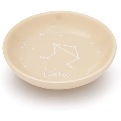 Zodaca Libra Jewelry Tray, Ceramic Zodiac Sign Trinket Dish (3.5 Inches) | Target