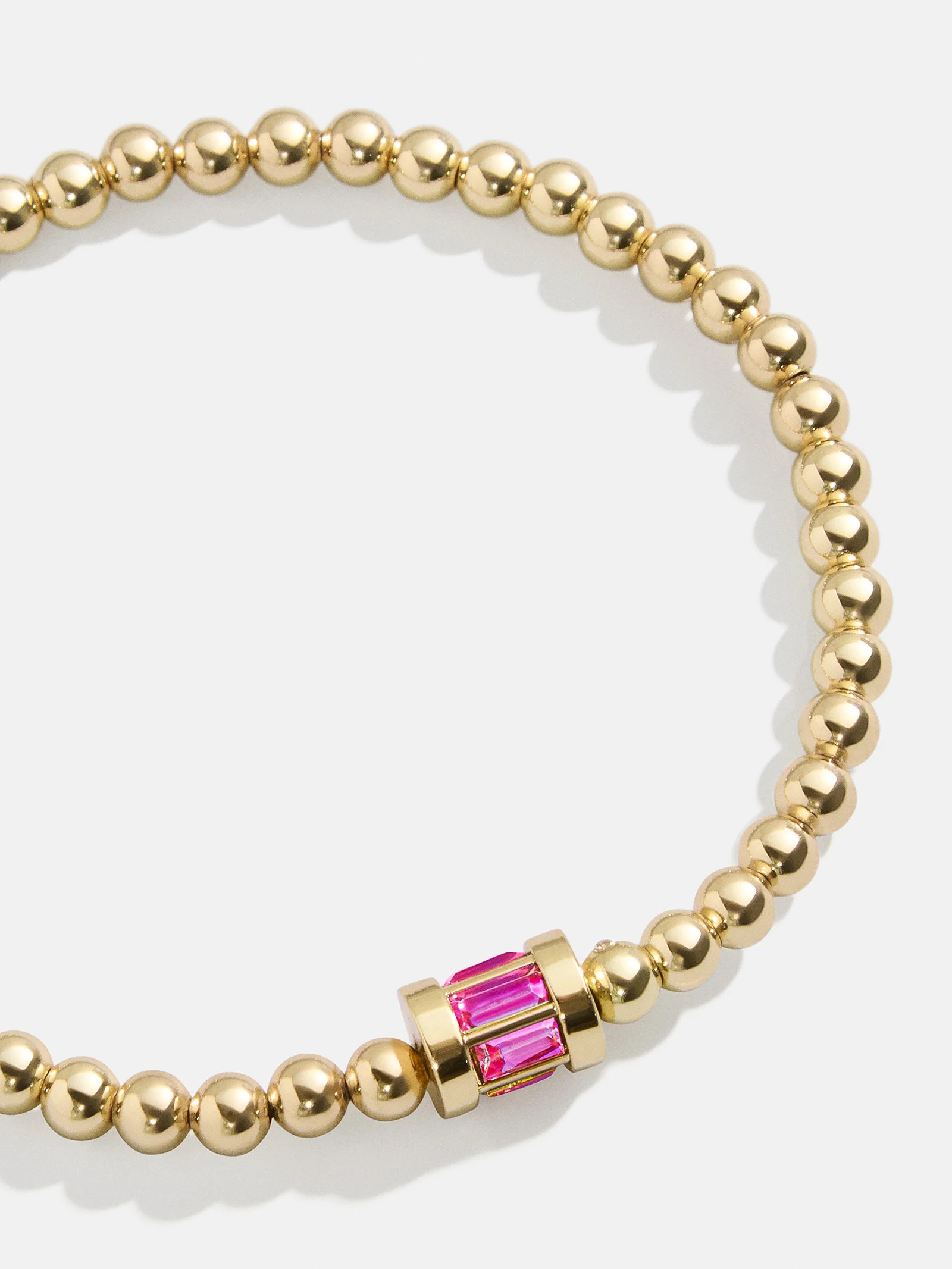 Tatum Birthstone Bracelet - Rose | BaubleBar (US)