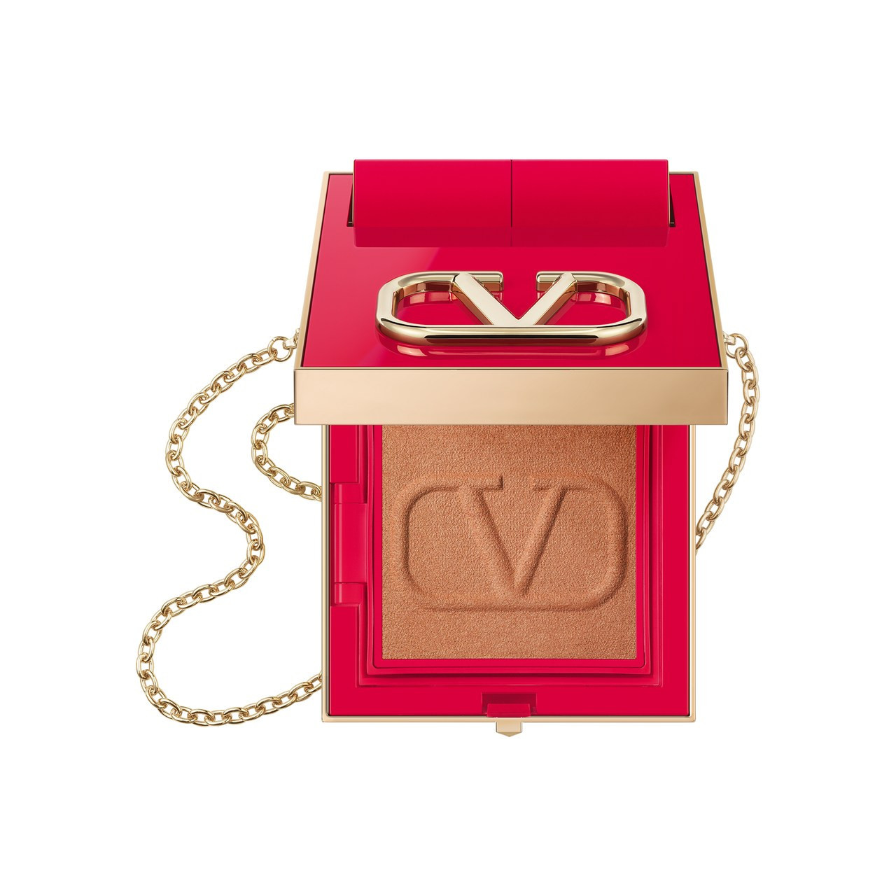 Valentino Beauty Go-Clutch Refillable Compact Powder | Shade: Medium-Deep 04 | Personalized Gift | Valentino Beauty