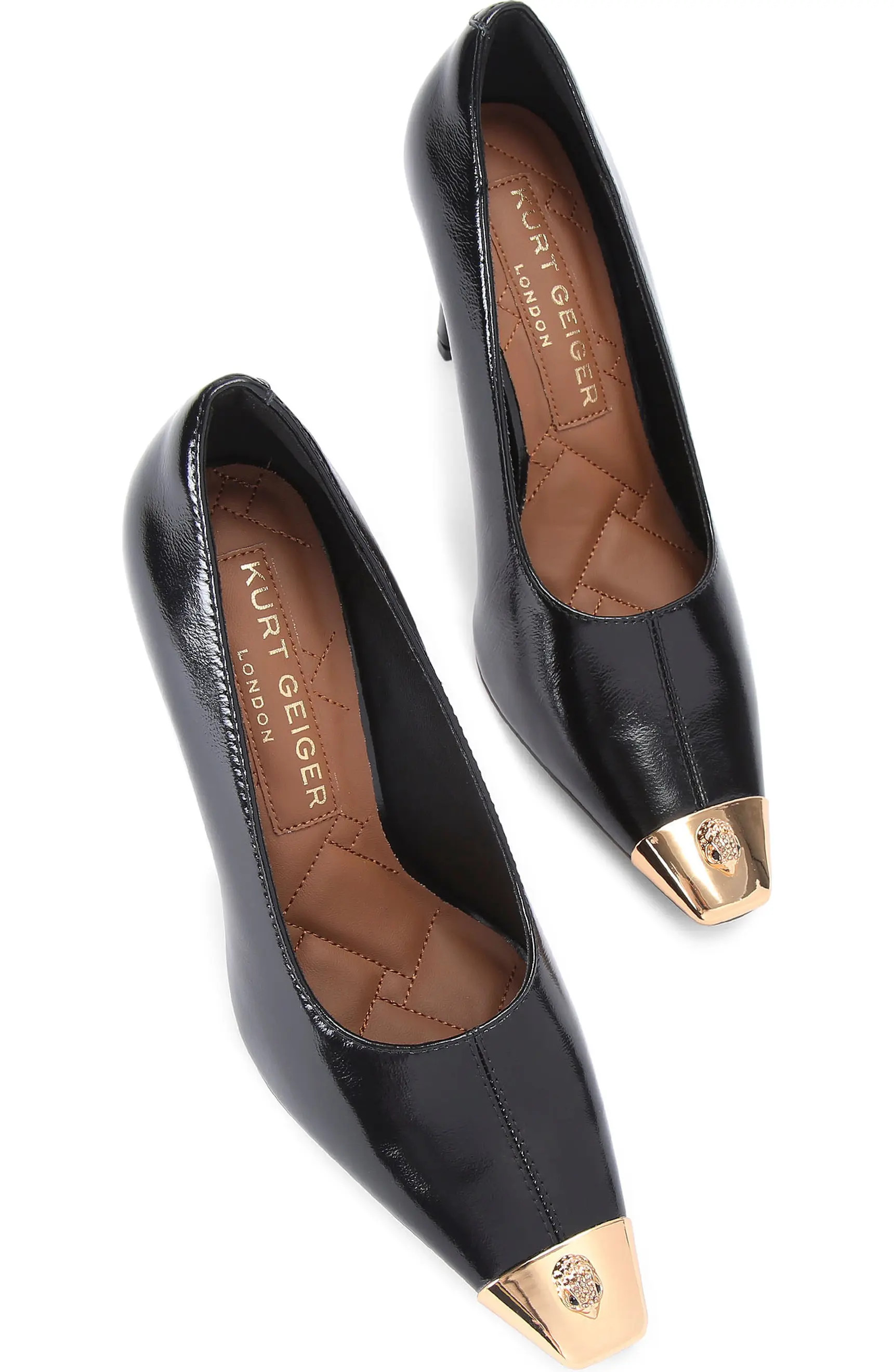 Kurt Geiger London Regent Court Cap Toe Pump (Women) | Nordstrom | Nordstrom
