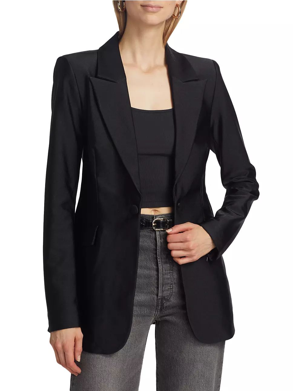 Single-Breasted One-Button Blazer | Saks Fifth Avenue