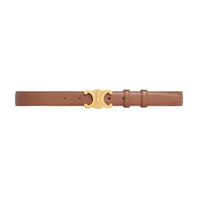 CELINEMedium Triomphe belt in natural calfskin with Triomphe embossed | 24S US