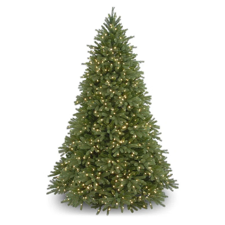 Jersey Fraser Lighted Artificial Fir Christmas Tree | Wayfair North America