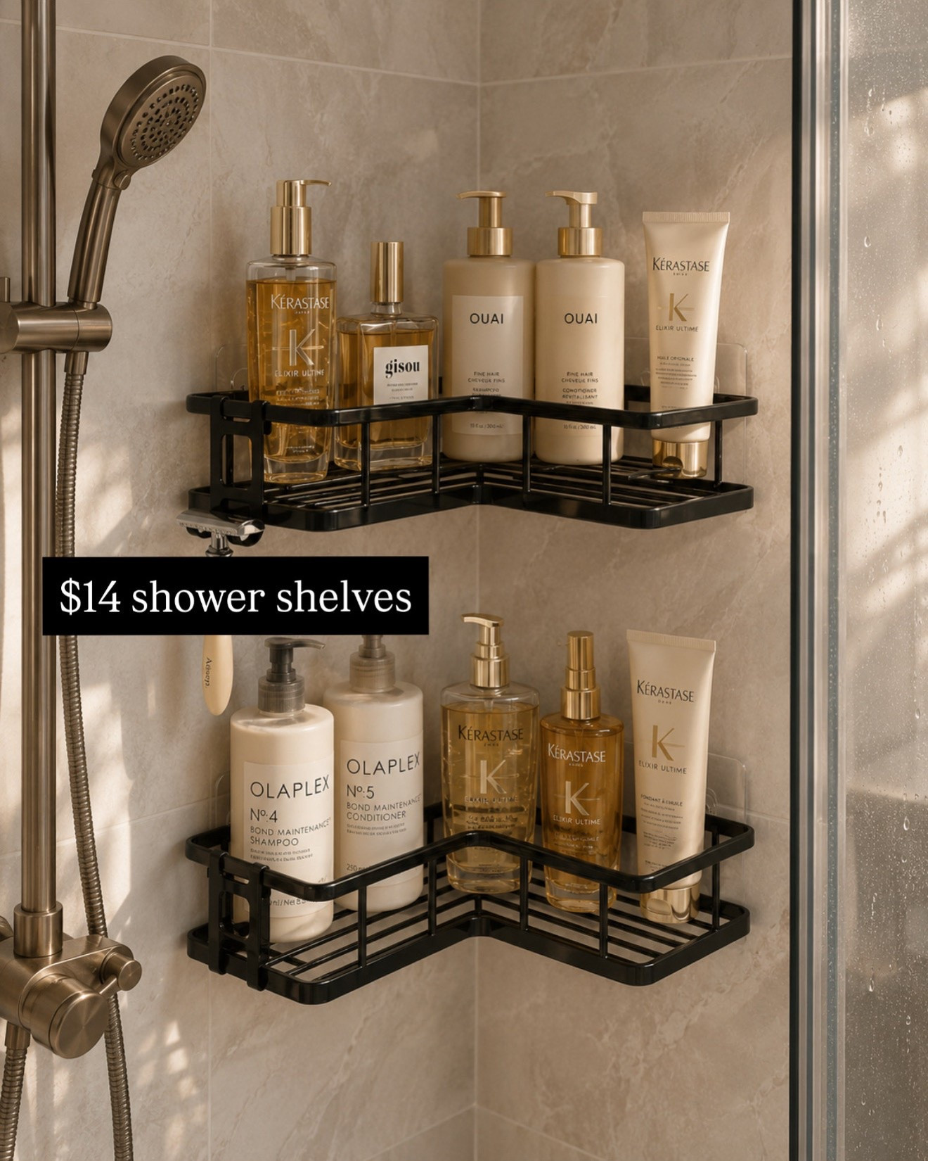Love these shower shelves ✨

#LTKdayinmylife #LTKmorningroutine #LTKmomlife