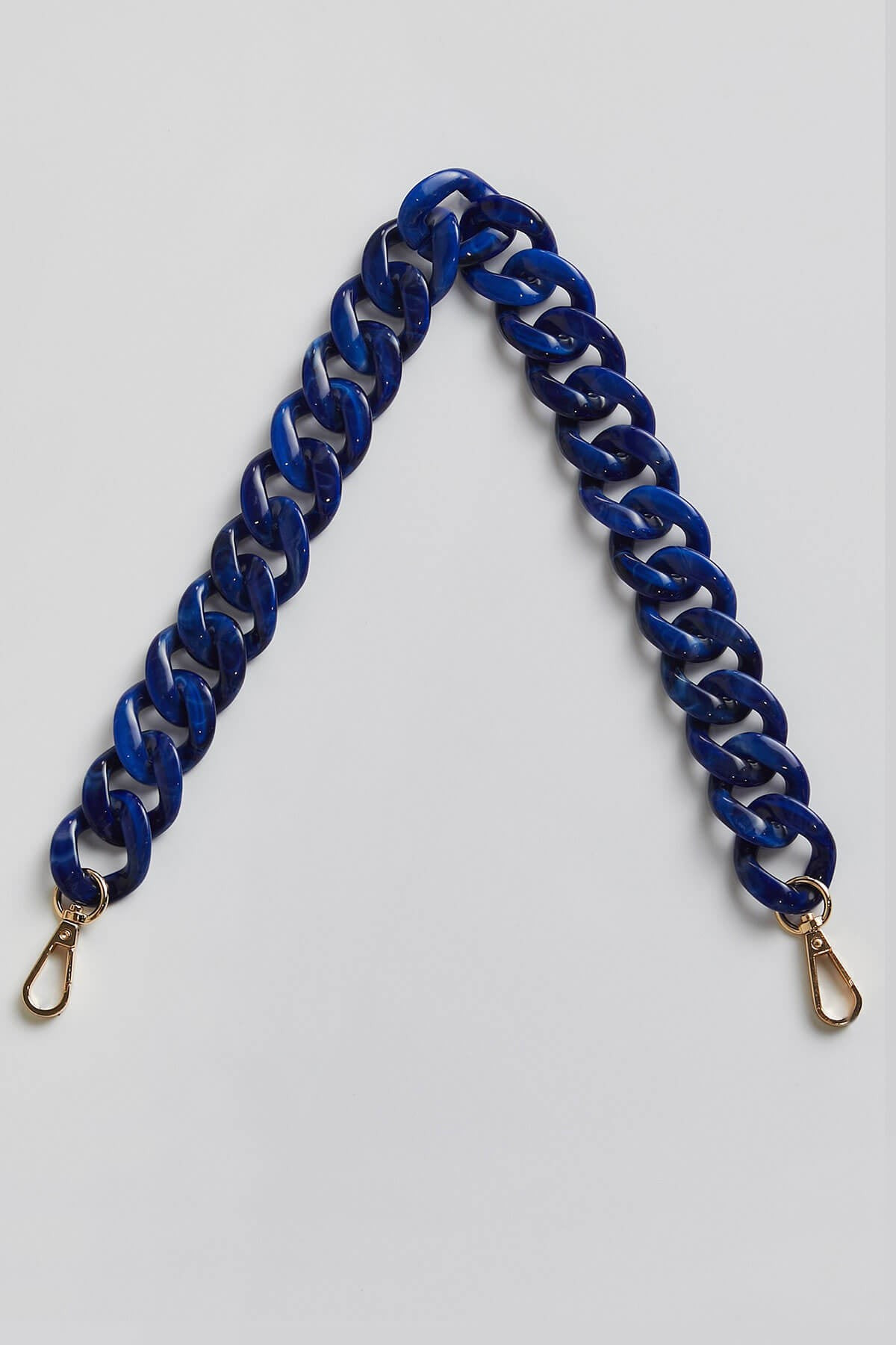 Resin Cobalt Chain Strap | Social Threads
