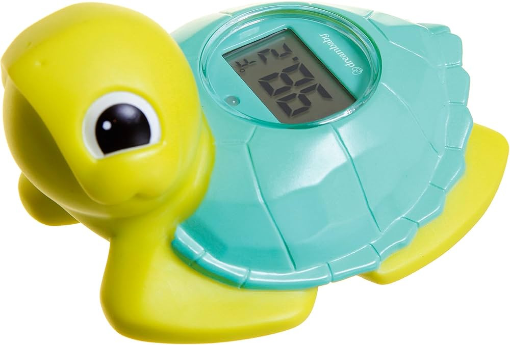 Dreambaby Baby Bath & Room Thermometer - Floating Turtle Toy for Water Temperature Monitoring - T... | Amazon (US)