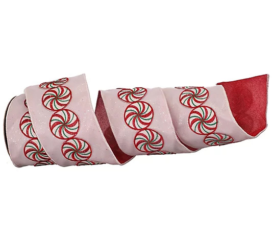 Peppermint Candy Disc Ribbon by Valerie - QVC.com | QVC