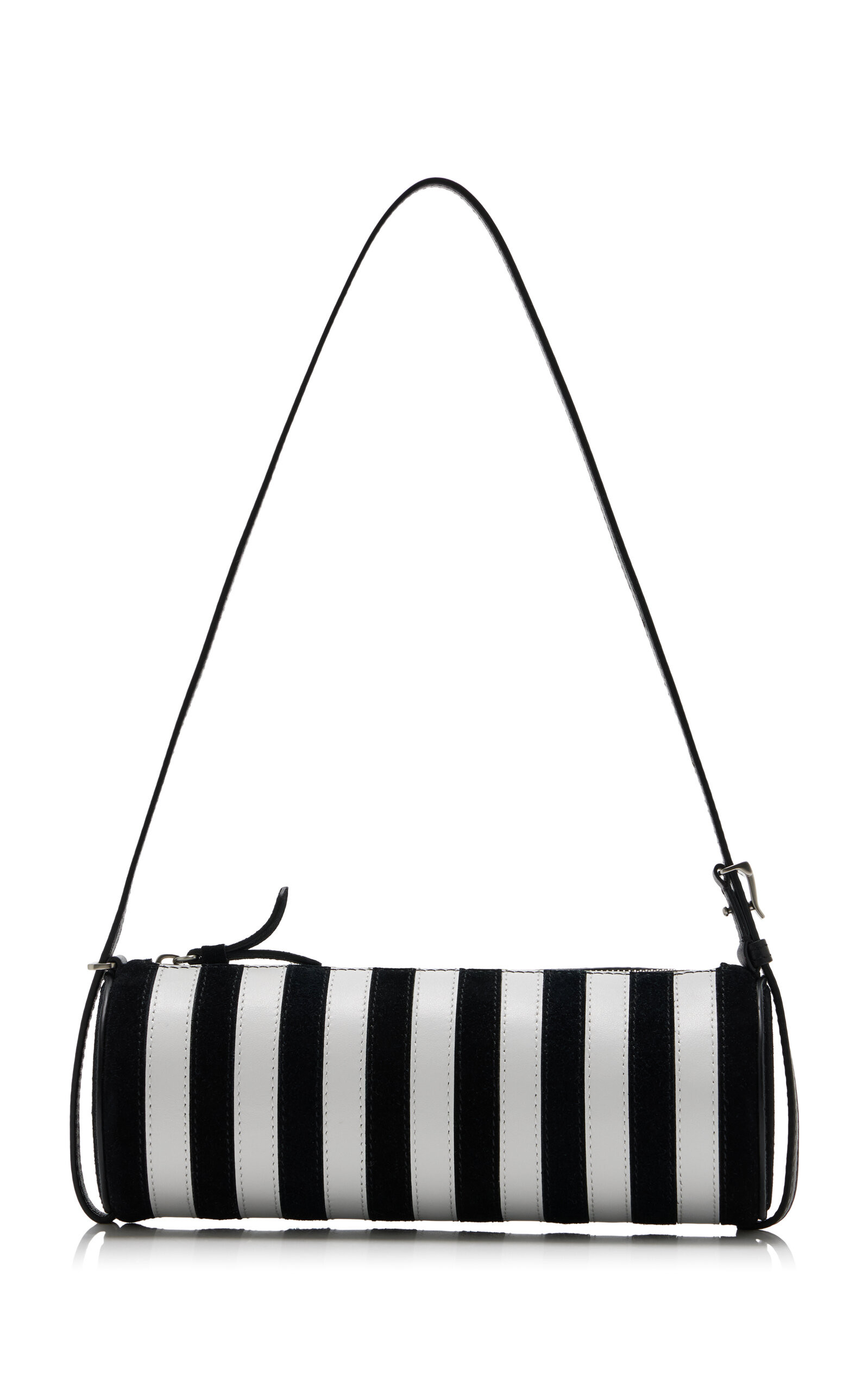 Silo Striped Leather-Suede Barrel Bag | Moda Operandi (Global)