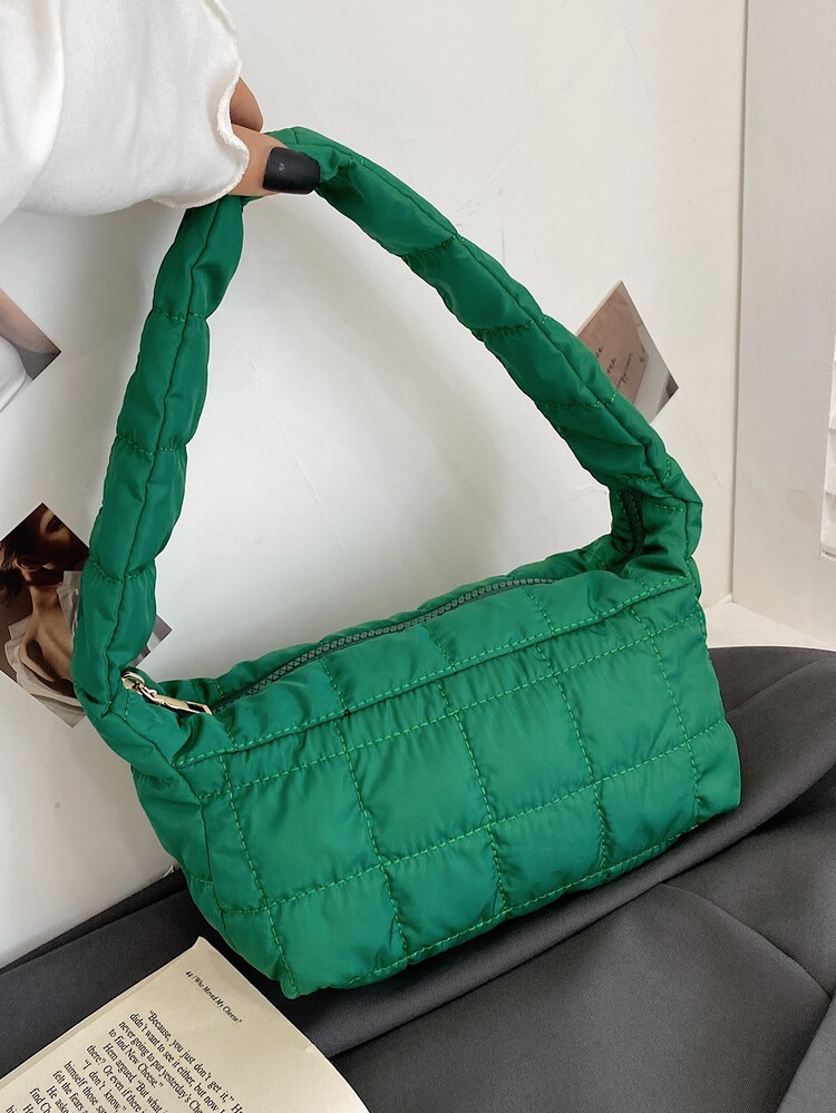 Minimalist Quilted Square Bag | SHEIN