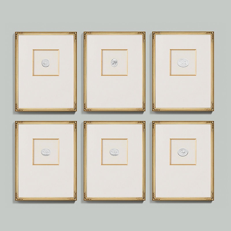 Intaglio in Gold Art - Print I, 21" x 17" - Ballard Designs | Ballard Designs, Inc.