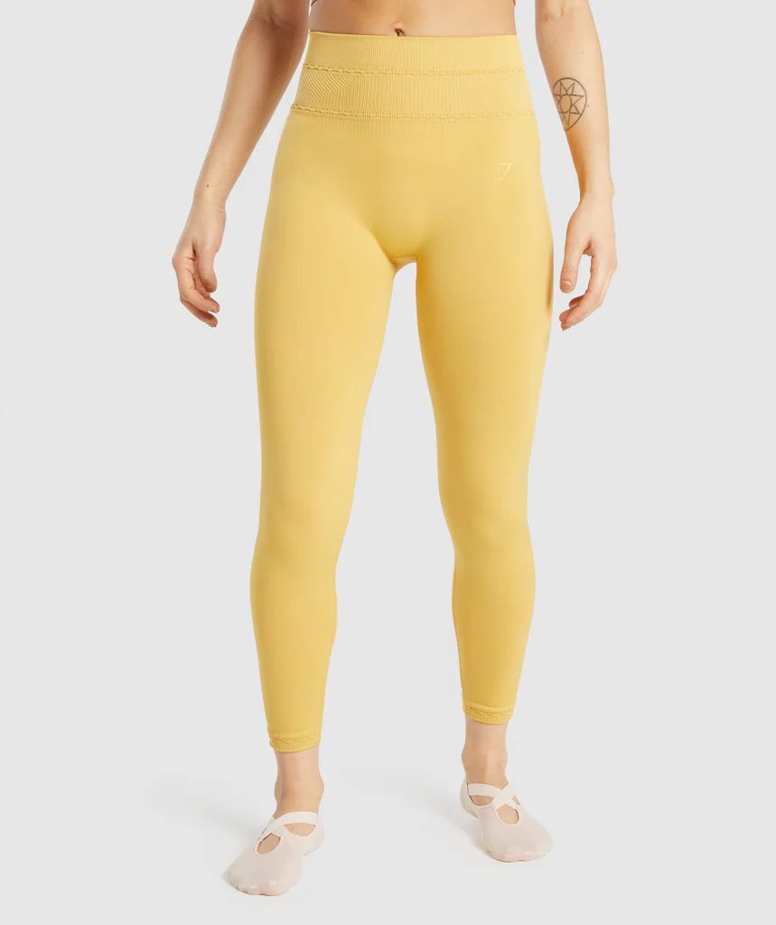 Gymshark Studio Leggings - Yellow | Gymshark (Global)