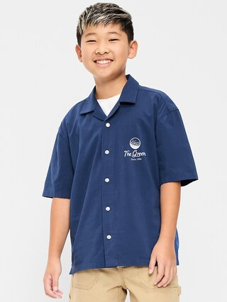 Short-Sleeve Boxy Graphic Shirt for Boys | Old Navy (US)