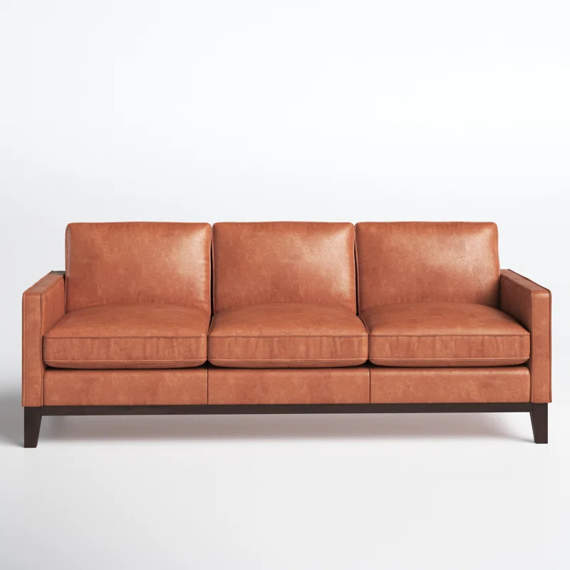 Cascades 84.5'' Leather Sofa | Wayfair North America