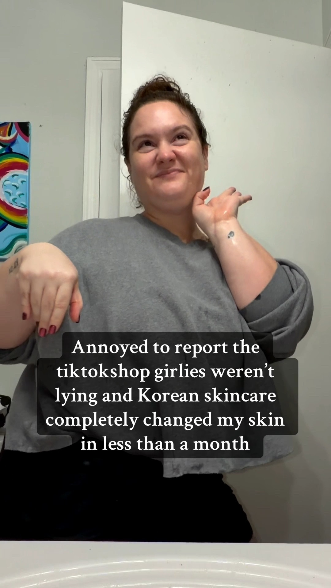 I wish there was a way to let you touch my face through the screen because this skincare has my face smoother than it was when I was born. All the little bumps gone. You could see yourself in my forehead. I will be a LOYAL medicube girlie now  

#LTKgrwm #LTKBeauty #LTKselfcare