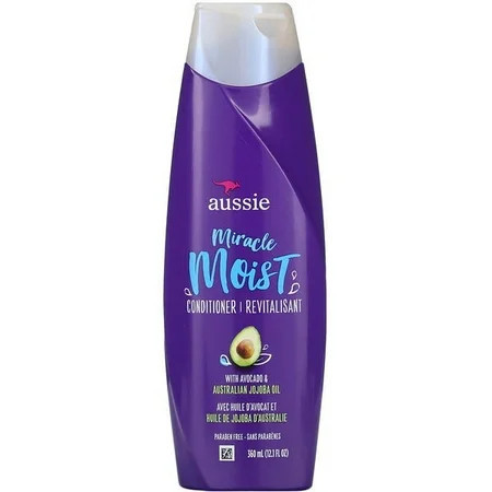 Aussie Miracle Moist Conditioner Avocado & Australian Jojoba Oil 12.1 fl oz 360 ml Pack of 3 | Walmart (US)