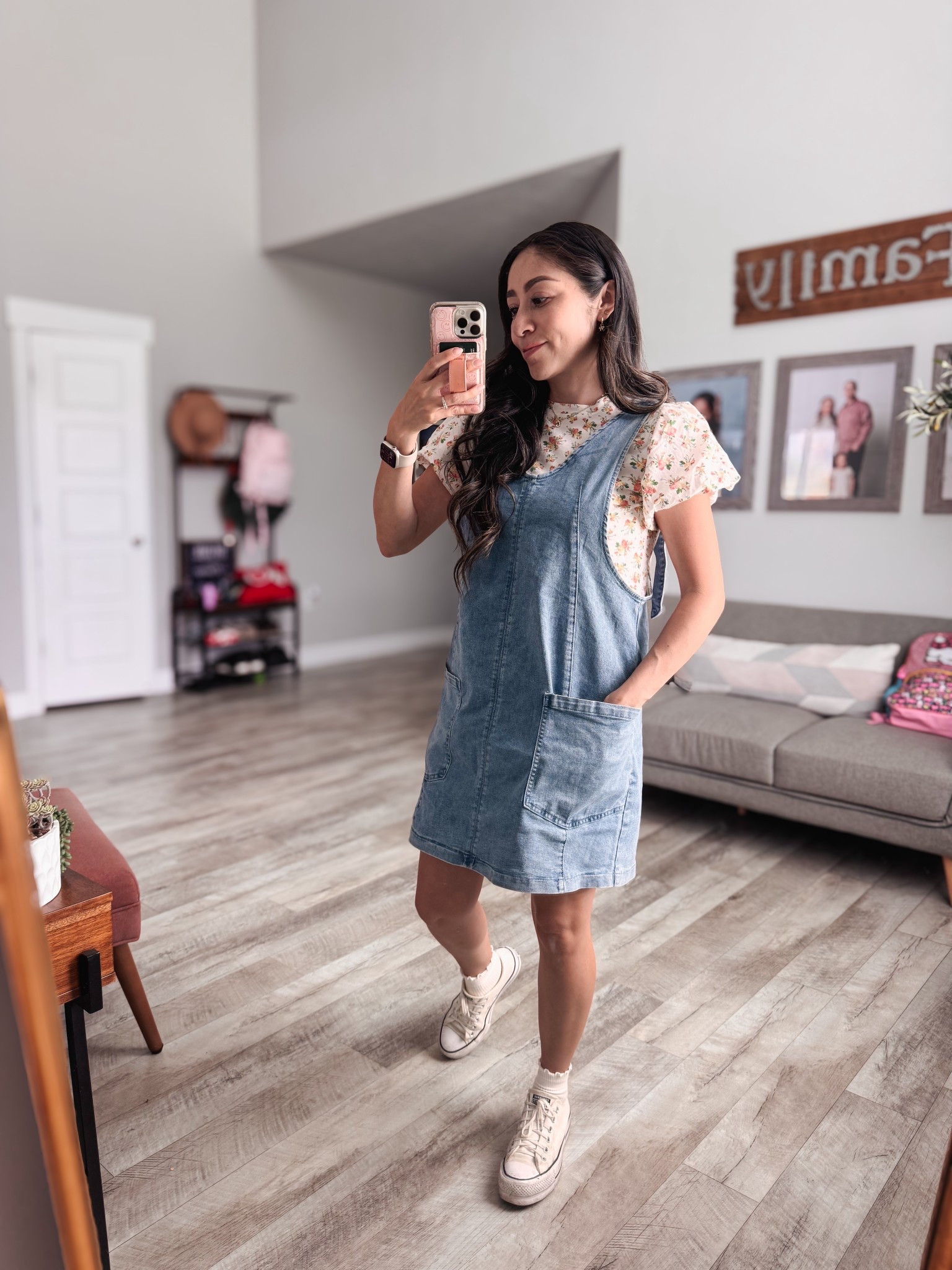 Comfiest, cutest denim dress! 

#LTKStyleTip #LTKBeauty