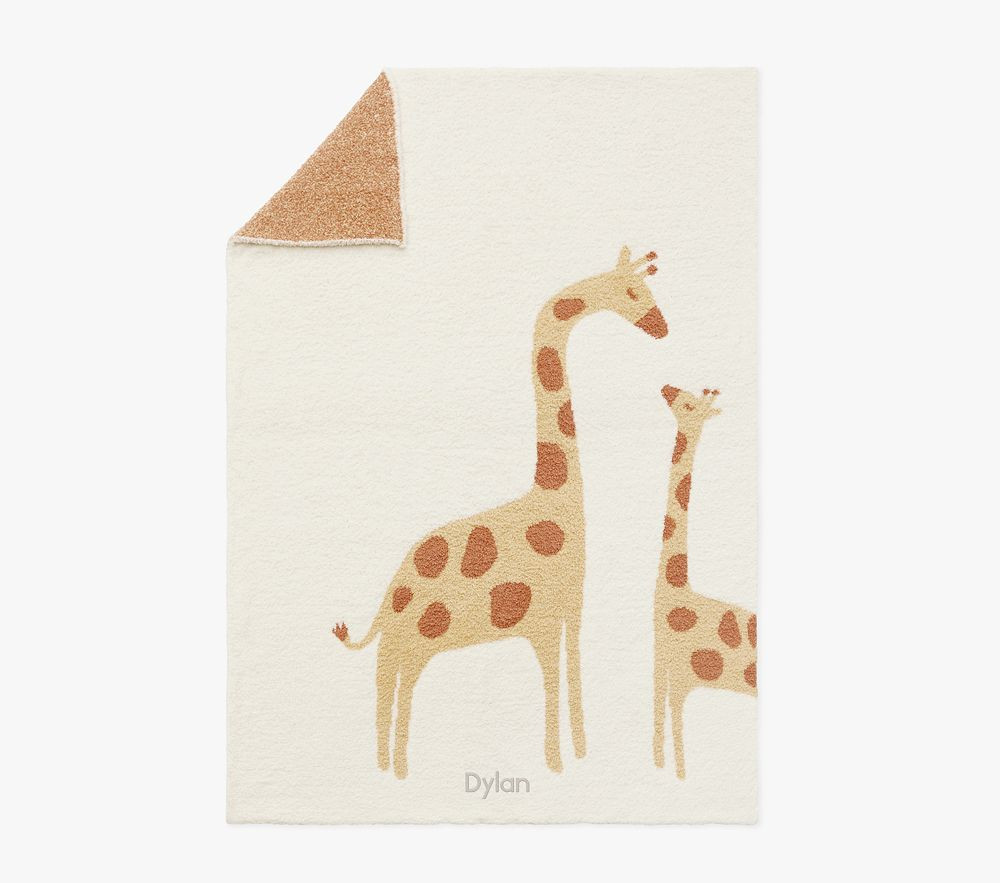 Fuzzy Giraffe Baby Blanket | Pottery Barn Kids