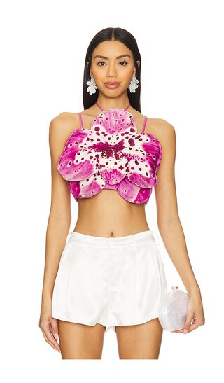 Maisie 3d Orchid Top in Coraline Orchid | Revolve Clothing (Global)