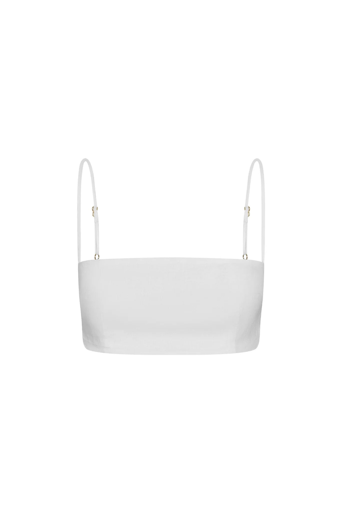 San Diego Top - White Linen | Monday Swimwear